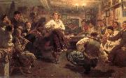 Ilia Efimovich Repin Evenings oil painting
